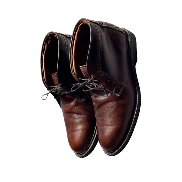 Allen Edmonds Bellevue Chukka Ankle Boots Mens 10 Brown Leather Lace Up USA Made main image 12
